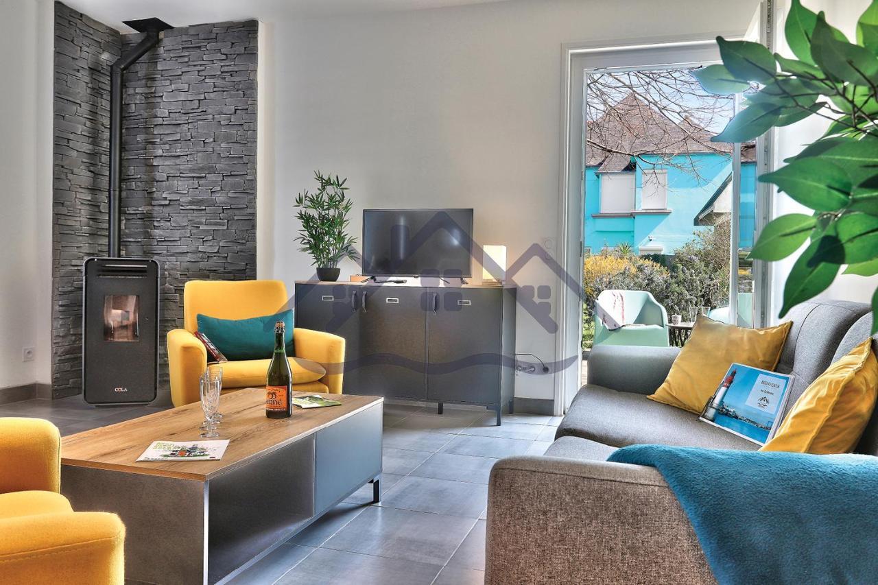 Villa Localise - M33B - Kerbraz, Maison En Duplex Avec Jardin Clos Au Guilvinec - Tout A Pied, Plages, Port, Centre, Commerces, Marche - Wif Inclus - Linge De Lit Inclus Exterior foto