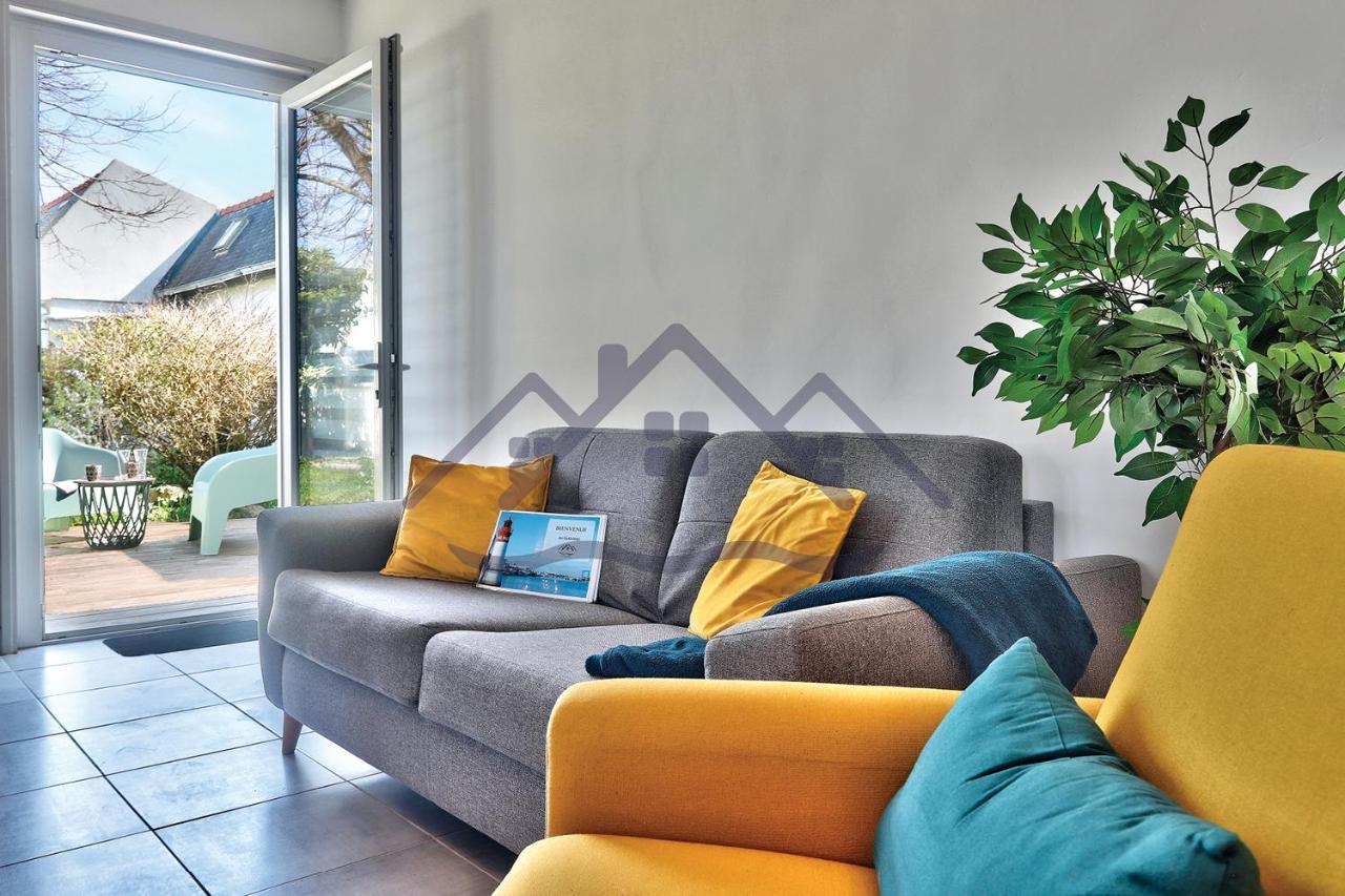 Villa Localise - M33B - Kerbraz, Maison En Duplex Avec Jardin Clos Au Guilvinec - Tout A Pied, Plages, Port, Centre, Commerces, Marche - Wif Inclus - Linge De Lit Inclus Exterior foto